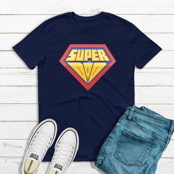 Ανδρικό T-shirt "Super Dad" - μπαμπάς, δώρα για τον μπαμπά, γιορτή του πατέρα - 2