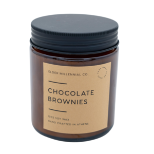 Κερί σόγιας με άρωμα CHOCOLATE BROWNIES - χειροποίητα, αρωματικά κεριά