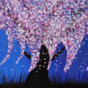 "Willow tree" πίνακας ζωγραφικής - πίνακες & κάδρα, πίνακες ζωγραφικής - 2