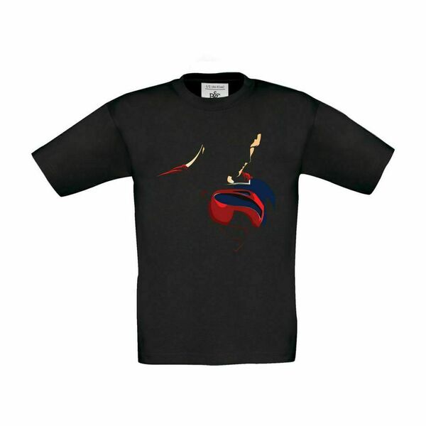 Μαύρο t-shirt από 100% βαμβάκι με εκτύπωση super ήρωα - αγόρι, personalised, παιδικά ρούχα, 100% βαμβακερό