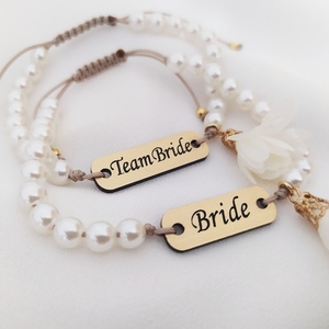 Team bride golden mirror bracelet - 2