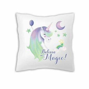 Παιδικό μαξιλάρι διακοσμητικό magic - κορίτσι, μονόκερος, μαξιλάρια