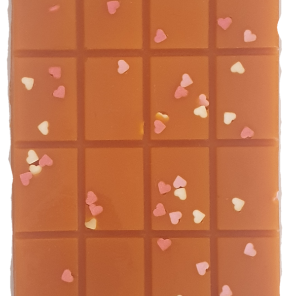 Wax Melt Μπάρα Σοκολάτας με μυρωδιά Peach Passion -80γρ - οικολογικό, αρωματικά χώρου - 4