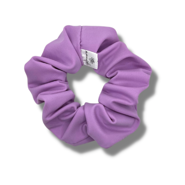 Lilac beachy classic scrunchie - ύφασμα, λαστιχάκια μαλλιών