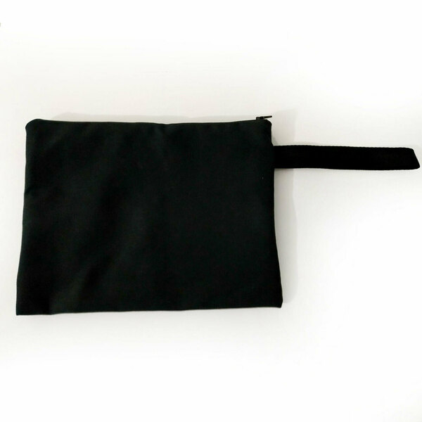 Τσάντα φάκελος χειρός από ύφασμα με εκτύπωση prints flat handbag 31X23 εκ "BLACK EYE" - ύφασμα, φάκελοι, μεγάλες, all day, χειρός - 3