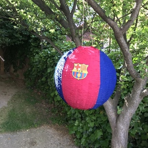 Πινιάτα ποδοσφαιρική μπάλα διάμετρος 33 εκ. - αγόρι, πάρτυ, πινιάτες, ποδόσφαιρο - 2