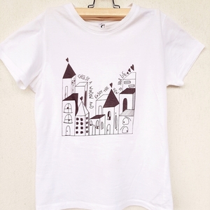 Γυναικείο Τ- shirt με εκτυπωμένο σχέδιο - γυναικεία, απαραίτητα καλοκαιρινά αξεσουάρ