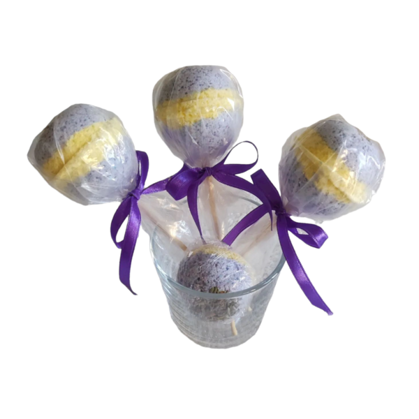 Lavender - Lemon Lollipop Bath bombs (6τεμ)