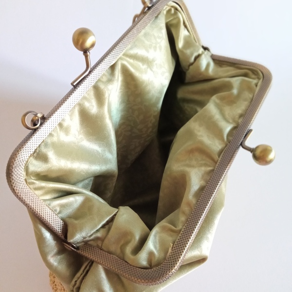 Τσάντα vintage clutch χειροποίητη με βελονάκι - νήμα, φάκελοι, clutch, ώμου, βραδινές - 3