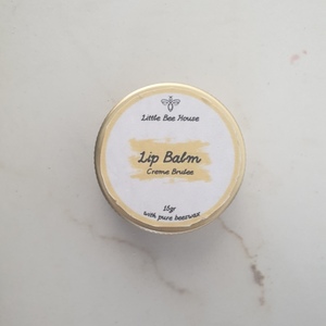 Lip Balm με κερί μέλισσας με μυρωδιά Creme Brulee 10γρ.