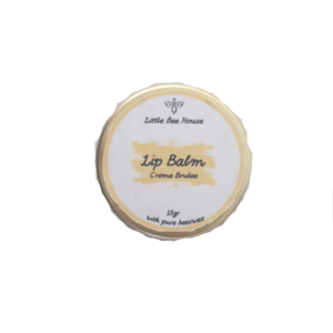 Lip Balm με κερί μέλισσας με μυρωδιά Creme Brulee 10γρ. - 2
