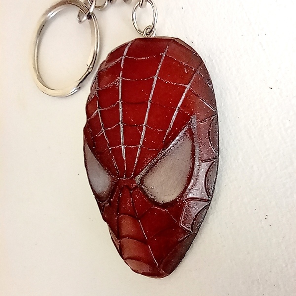 Mπρελόκ Spiderman από υγρό γυαλί - γυαλί, δώρα για παιδιά, δώρα γενεθλίων, δώρα για αγόρια, σπιτιού - 3