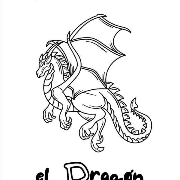 Πακέτο ψηφιακής σειράς εκπαιδευτικών βιβλίων ισπανικής γλώσσας "Χρωματίζω μαθαίνοντας" - μορφή PDF/ μέγεθος Α4 - σχέδια ζωγραφικής, φύλλα εργασίας - 2