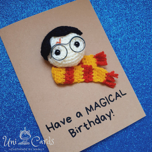 Ευχετήρια κάρτα - Harry Potter - γενέθλια, για παιδιά - 3