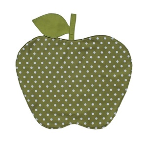 Παιδικό σουπλά (40x30 εκ.) 1 τεμάχιο - πράσινο μήλο - ύφασμα, κορίτσι, αγόρι, σουπλά, για παιδιά