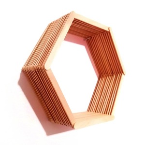 Χειροποίητο ξύλινο μπεζ ράφι - Διαστάσεις: 22cm x 7.5cm x 19.7cm / Handmade wooden beige shelf - ξύλο, σπίτι, διακοσμητικά - 2