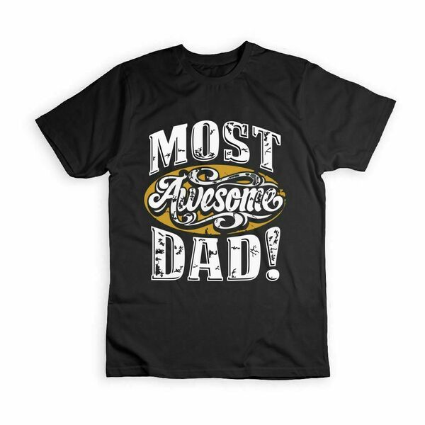 Μαύρο t-shirt από 100% βαμβάκι με εκτύπωση για τον καλύτερο μπαμπά - personalised, δώρα για τον μπαμπά, γιορτή του πατέρα, 100% βαμβακερό