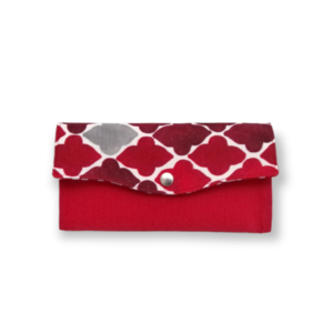 Πορτοφόλι 20*10 Red Passion - ύφασμα, δώρα για γυναίκες, πορτοφόλια