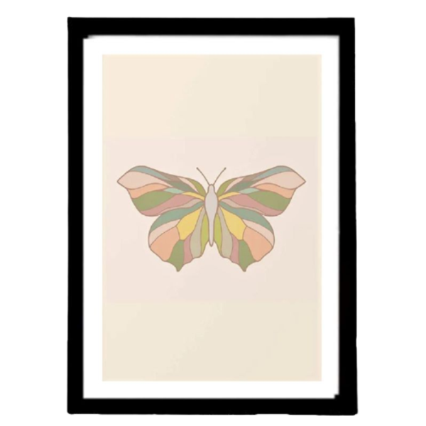 Κάδρο " geometric butterfly " abstrct art print - ΨΗΦΙΑΚΟ ΑΡΧΕΙΟ - Α4 ( 21 χ 29,70 εκ. ) - πίνακες & κάδρα, αφίσες, διακόσμηση σαλονιού