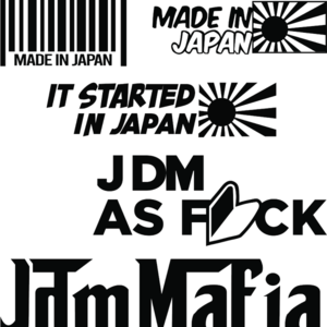 JDM sticker pack - αυτοκόλλητα, DIY