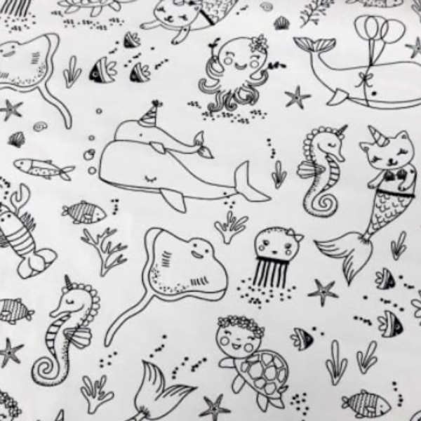 ΣΕΤ 5 ΤΜΧ Μαξιλαρακια ζωγραφικης beluga - κορίτσι, αγόρι, αναμνηστικά - 2