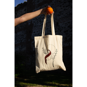 Πάνινη τσάντα - Tote bag - The moon - ύφασμα, ώμου, all day, tote, πάνινες τσάντες - 3