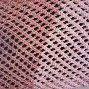 Ροζ πλεκτός διπλός γυναικείος λαιμός - μαλλί, γυναικεία, λαιμοί - 5