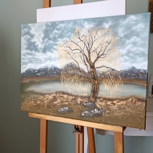 Willow tree - πίνακες & κάδρα, πίνακες ζωγραφικής - 2
