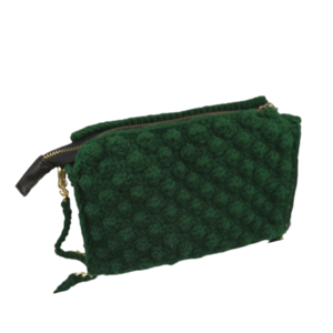 Πλεκτή τσάντα ώμου crochet - νήμα, all day, πλεκτές τσάντες, βραδινές, μικρές