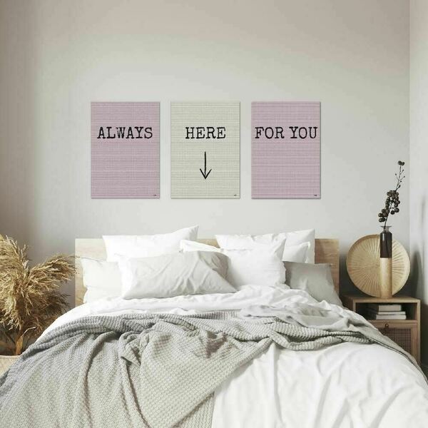 Αφίσα ArtPrint | Always | Διαστάσεις 21*29,7 εκ. A4 | Εκτύπωση ματ σε χαρτί 170 γρ | Χρώματα παλ ροζ - πίνακες & κάδρα, αφίσες - 2