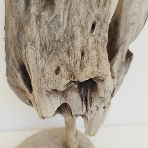 δημιουργία από θαλασσόξυλα - διακόσμηση χώρου "μάσκα" (30Χ6Χ12) - ξύλο, πέτρα, δώρο - 4