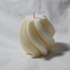 Χειροποίητο Κερι σογιας σε σχήμα swirl - αρωματικά κεριά, αρωματικό, 100% φυτικό, vegan κεριά - 2