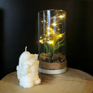 Φυτικό κερί Άγιος Βασίλης - αρωματικά κεριά, χριστουγεννιάτικα δώρα - 2
