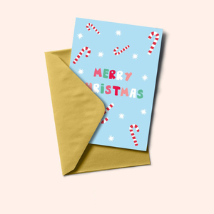 Χριστουγεννιάτικη Κάρτα ''Ζαχαρωτά'' - χαρτί, ευχετήριες κάρτες - 3