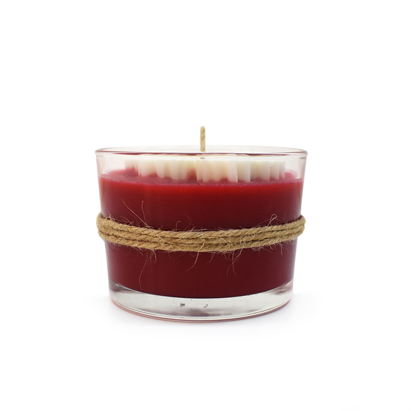 Χριστουγεννιάτικο κερί σόγιας- Πολίτικο Τσουρέκι - αρωματικά κεριά - 2