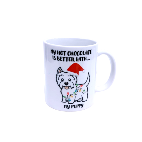 Χριστουγεννιάτικη προσωποποιημένη κούπα σκυλάκι 325ml - γυαλί, σκυλάκι, χριστουγεννιάτικα δώρα, είδη κουζίνας, προσωποποιημένα
