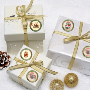 Αυτοκόλλητα εορταστικά 4,7 εκ #ψηφιακό αρχείο - αυτοκόλλητα, χριστουγεννιάτικα δώρα - 2