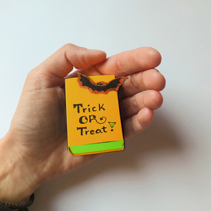 Χιουμοριστική τρισδιάστατη κάρτα πρωτότυπο δώρο Halloween 5.3x3.5x1.7 - halloween, πρωτότυπα δώρα, ευχετήριες κάρτες - 3