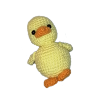 Πλεκτό duck - βαμβακερό νήμα, διακοσμητικά, για παιδιά, ζωάκια, για μωρά
