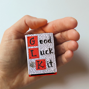 Eυχετήρια κάρτα 3D Καλή τύχη με μεταλλικό πηγάδι ευχών 5.3x3.5x1.7 εκ - γενική χρήση, γούρια, ευχετήριες κάρτες - 4
