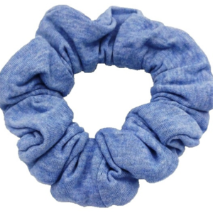 Scrunchy υφασμάτινο μπλε - ύφασμα, λαστιχάκια μαλλιών