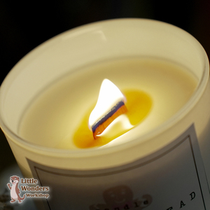 100% Χειροποίητο Φυτικό Αρωματικό Κερί Σόγιας σε Γυάλινο Ματ Ποτήρι με Ξύλινο Φυτίλι και Ξύλινο καπάκι , 300γρ. - χειροποίητα, αρωματικά κεριά, κερί σόγιας, δώρα για γυναίκες - 4