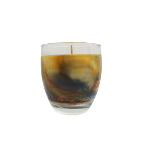 ΚΡΟΝΟΣ- Φαναράκι με vegan κερί σόγιας - Caramel - αρωματικά κεριά