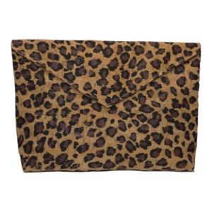 Γυναικεία τσάντα φάκελος γυναικείος από φελλό Leopard. Anifantou - animal print, φάκελοι, φελλός, χειρός, βραδινές