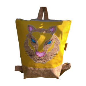Παιδική τσάντα πλάτης Tiger, με φελλό. Anifantou - πλάτης, all day, φελλός, τσαντάκια