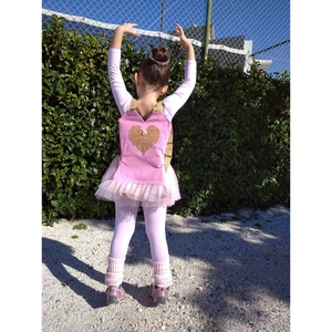 Παιδική τσάντα μπαλέτου με φελλό, Ballet Bag καρδιά. Anifantou - φελλός, τσαντάκια - 3