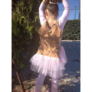 Παιδική τσάντα μπαλέτου από φελλό, Ballet Bag με τούλι. Anifantou - φελλός, τσαντάκια - 2