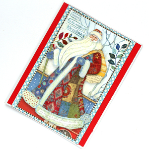 Χριστουγεννιάτικη κάρτα "Believe in the magic of Christmas" - χαρτί, άγιος βασίλης, ευχετήριες κάρτες - 4