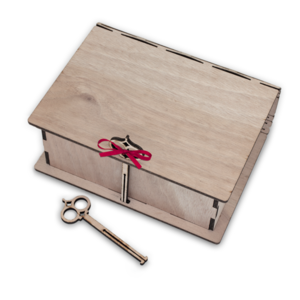 Ξύλινο βιβλίο κουτί με ξύλινα διακοσμητικά στοιχεία Χιονάνθρωπος Στεφάνι Αστεράκια - ξύλο, διακοσμητικά - 2