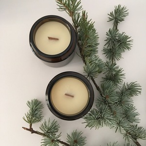 Αρωματικό Κερί Σόγιας- Old Books! (με ξύλινο φυτίλι) 100g - αρωματικά κεριά, χριστουγεννιάτικα δώρα, κερί σόγιας, vegan κεριά - 4